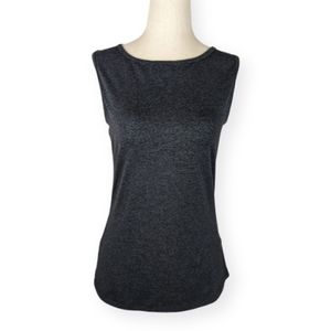 SHREDLY Honeycomb Mesh Biker Tank Women's Large Charcoal and Black